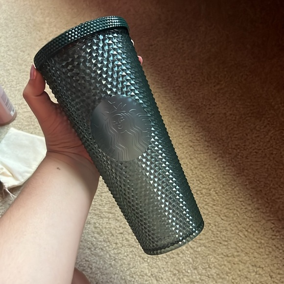RARE STARBUCKS GREEN STUDDED - Picture 1 of 6